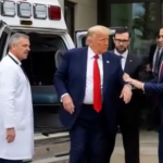 Breaking: Reports say Trump arrived at a hospital about 20 minutes ago… See more image
