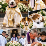 A stray dog named Johnny wandered into the Chapel of Santa Ana and San Joaquín in Barretos, Brazil, searching for food and shelter. image